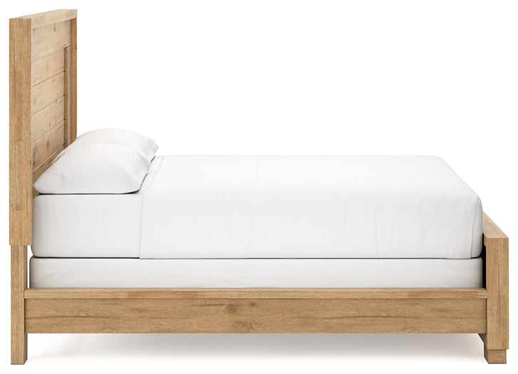 Galliden California King Panel Bed with Dresser