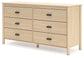 Cabinella Full Panel Headboard with Dresser and Nightstand