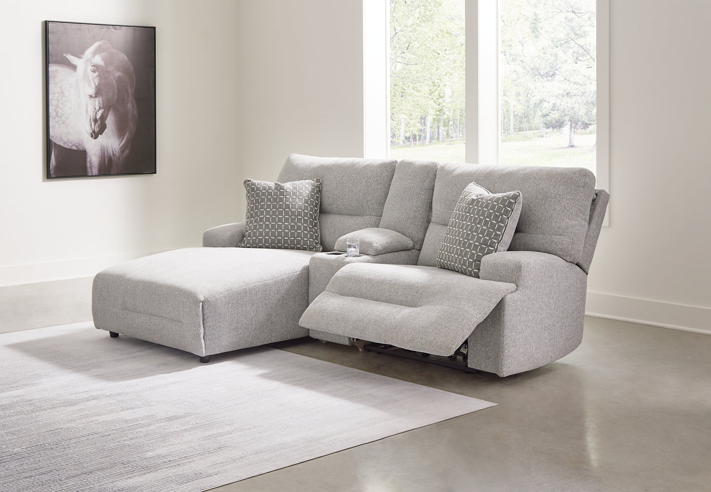 Acklen Place 3-Piece Power Reclining Sectional Sofa with Chaise