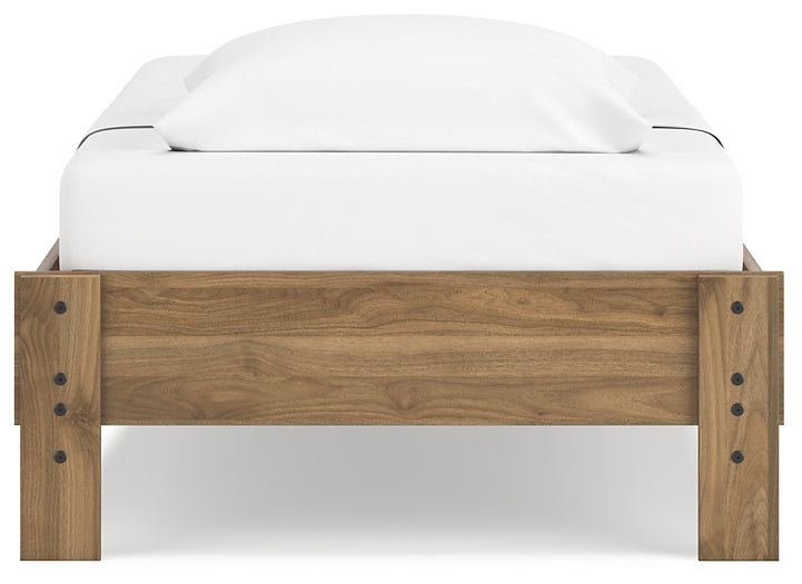 Deanlow Twin Platform Bed with Nightstand