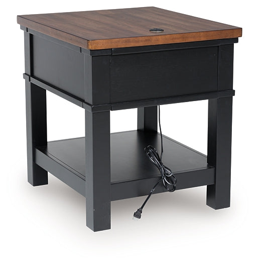 Wildenauer Rectangular End Table