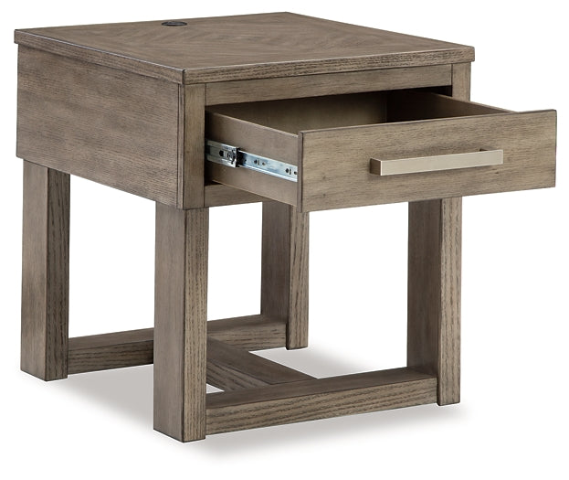 Loyaska Rectangular End Table